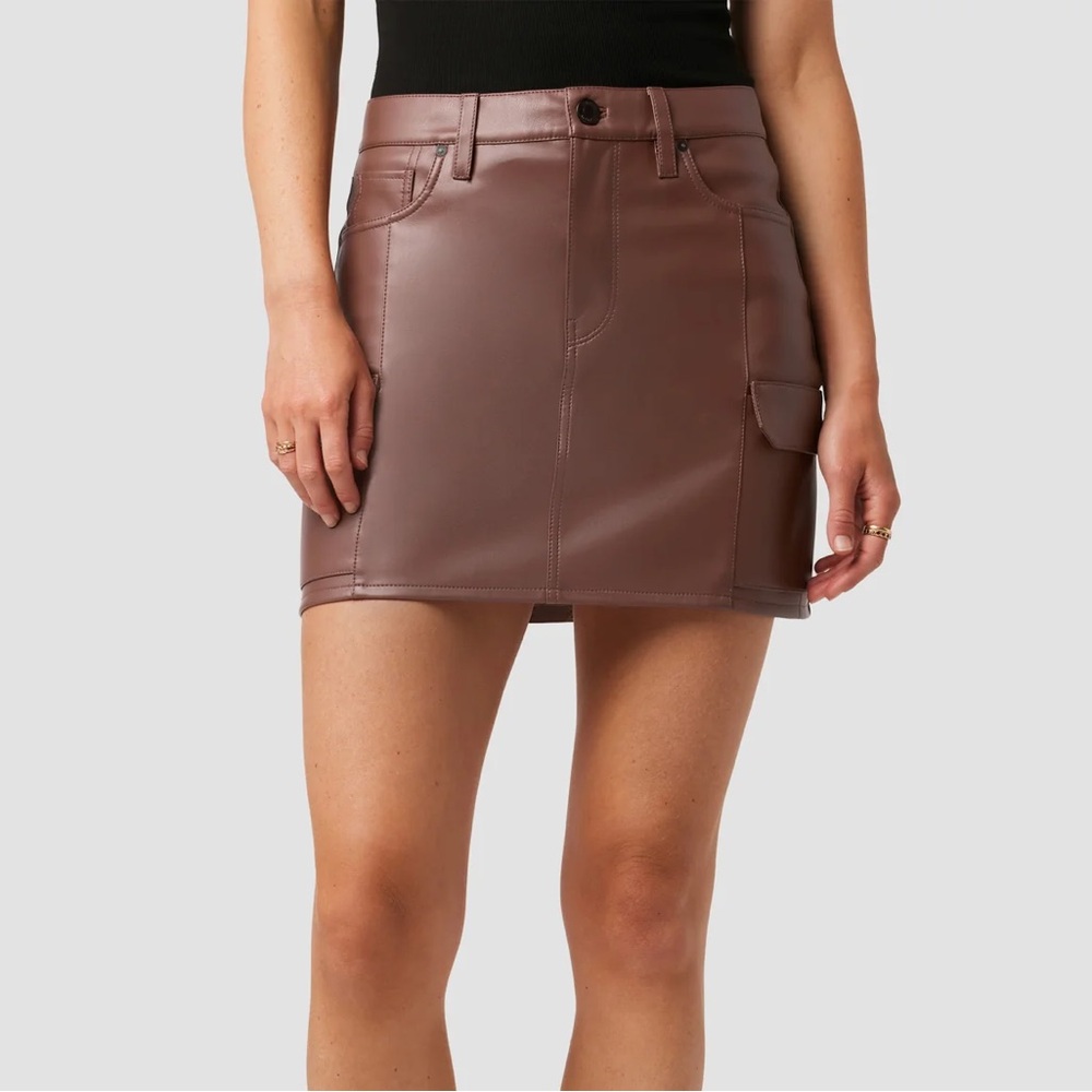 Hudson Brown Cargo Mini Skirt